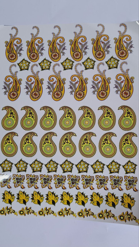 ترانسفر ترمه زرد A3