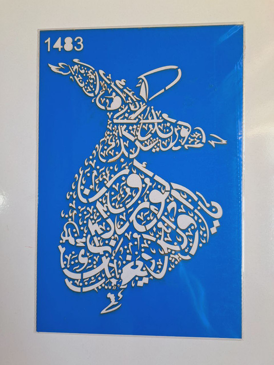 شابلون استنسیل کد ۱۴۸۱ سایز 30*20