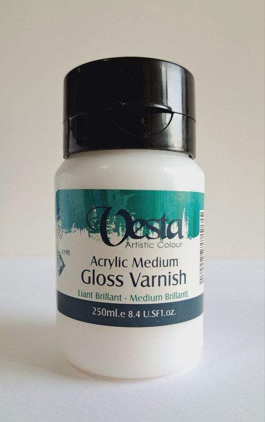 وارنیش پایه آب وستا حجم ۲۵۰میل