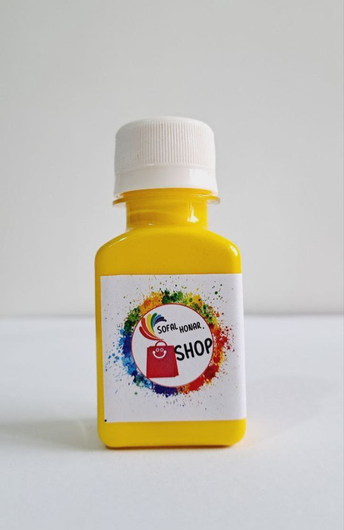 رنگ اکریلیک زرد الوان ۷۰میل