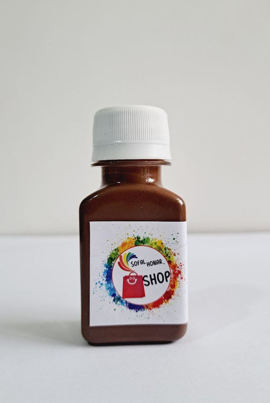 رنگ اکریلیک قهوه ای الوان ۷۰میل