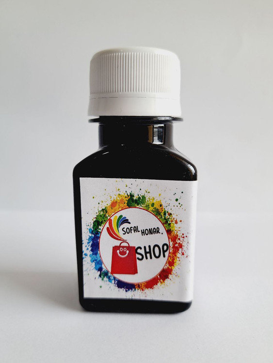 رنگ اکریلیک مشکی الوان ۷۰میل