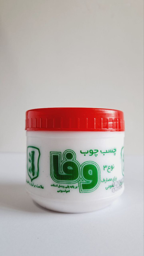 چسب چوب بی رنگ شمال ش۶۰۰ نیم کیلوگرم