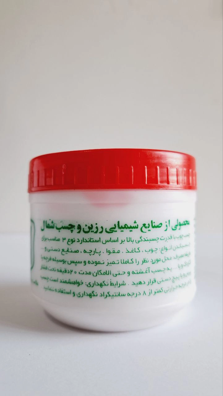 چسب چوب بی رنگ شمال ش۶۰۰ نیم کیلوگرم