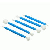 سمبه پلاستیکی دو طرفه مجموعه ۵عددی