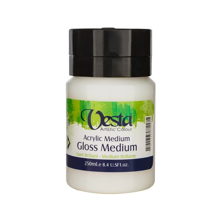 مدیوم براق کننده اکریلیک 250 میل وستا | Vesta Gloss Medium