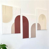 لیسه تکسچر  پلاستیکی مجموعه ۶عددی(شانه پتینه شیار دار)