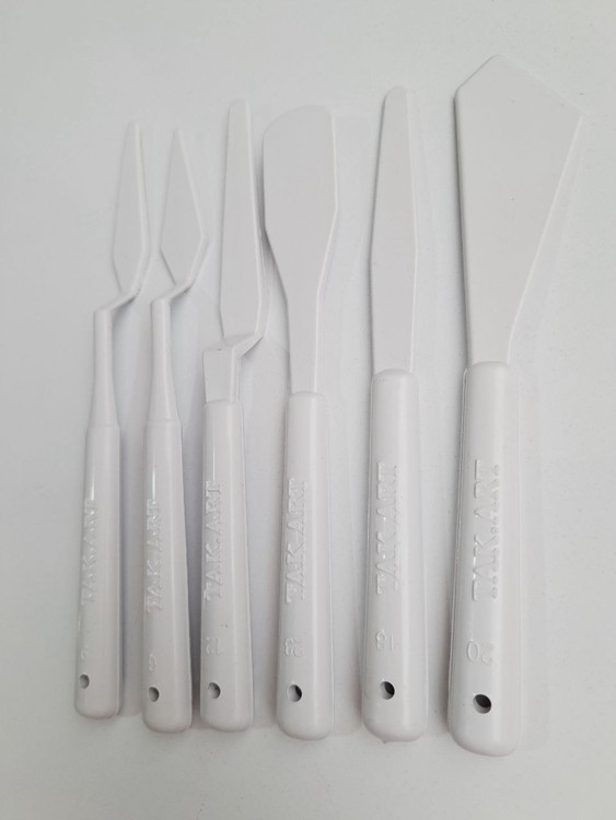 کاردک پلاستیکی مجموعه ۶عددی تک آرت