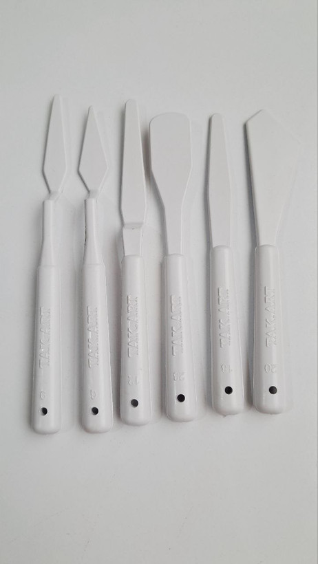 کاردک پلاستیکی مجموعه ۶عددی تک آرت