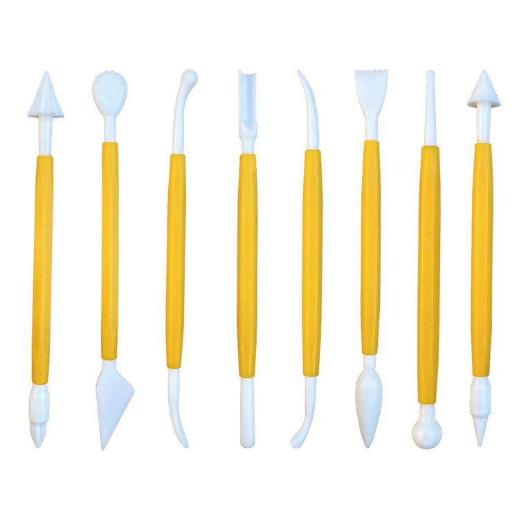 ابزار سفالگری فرمدهی ریمانو 8عددی مدل ART TOOLS