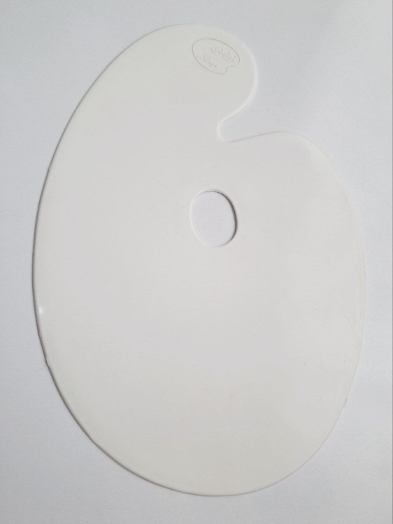 پالت رنگ تخت پلاستیکی🎨