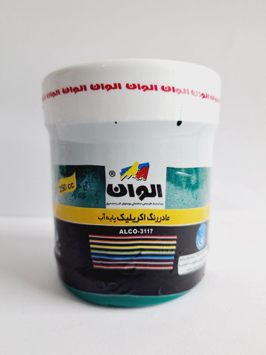 مادر رنگ اکریلیک سبز الوان 250 میلی لیتر  کد 559
