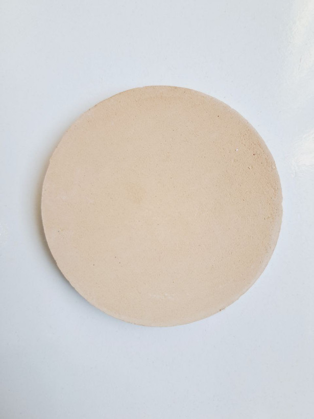 خشت دایره خام سفالی مگنت سایز ۷ در ۷ سانت(کاشی سنتی)