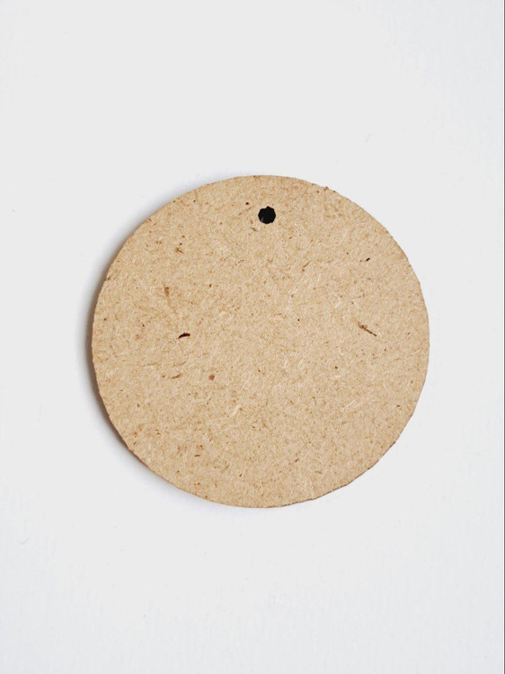 بیس چوبی گرد(دایره)خام سوراخ دار جاسوئیچی،گردن آویز سایز ۴ در ۴سانت