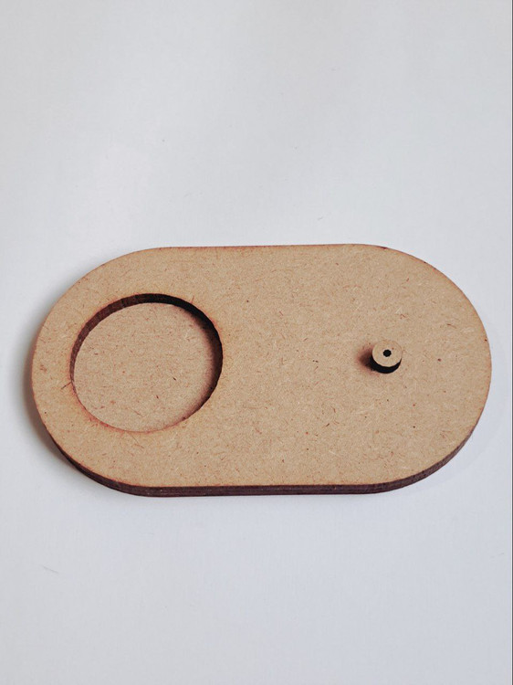 جاعودی،جاشمعی چوبی وارمر خام بیضی (بیس چوبی)