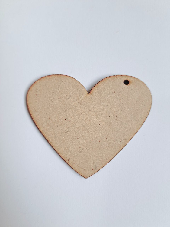 بیس چوبی قلب خام جاسوئیچی،گردن آویز،آویز ماشین سایز ۷ در ۷سانت