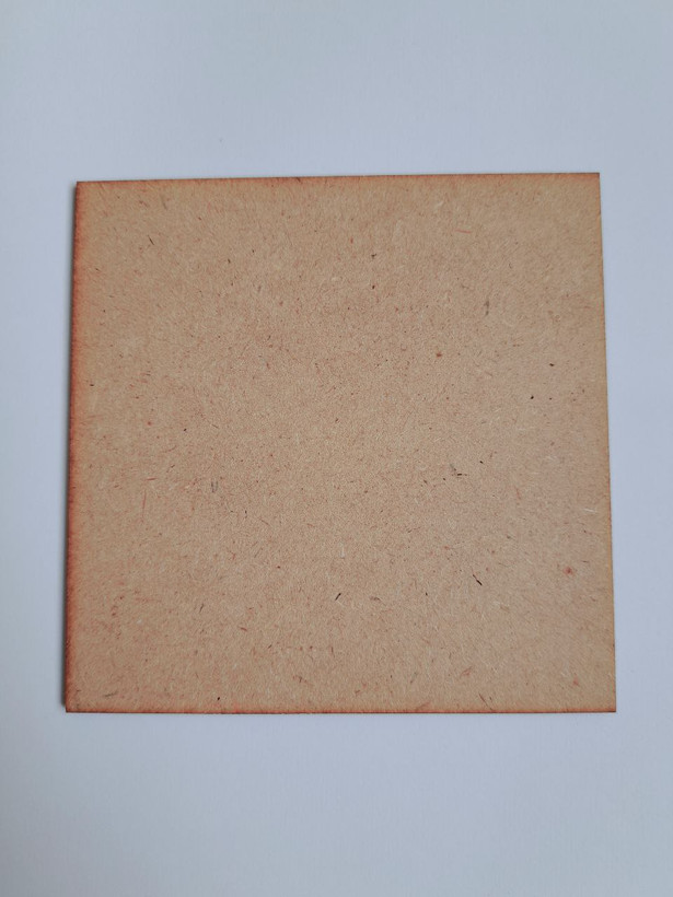 زیر لیوانی چوبی خام مربع(بیس چوبی) ۱۰سانتی متر