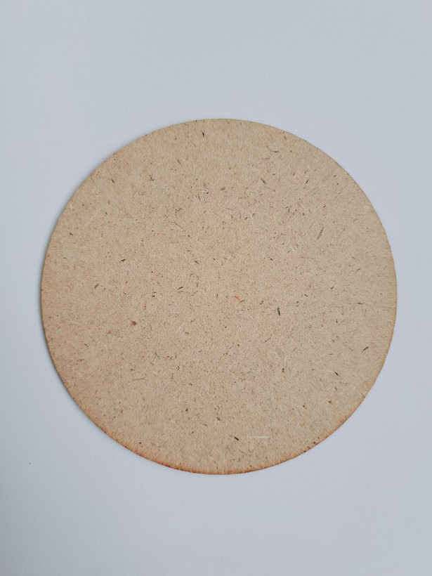 زیر لیوانی چوبی خام دایره(بیس چوبی گرد) ۱۰سانتی متر