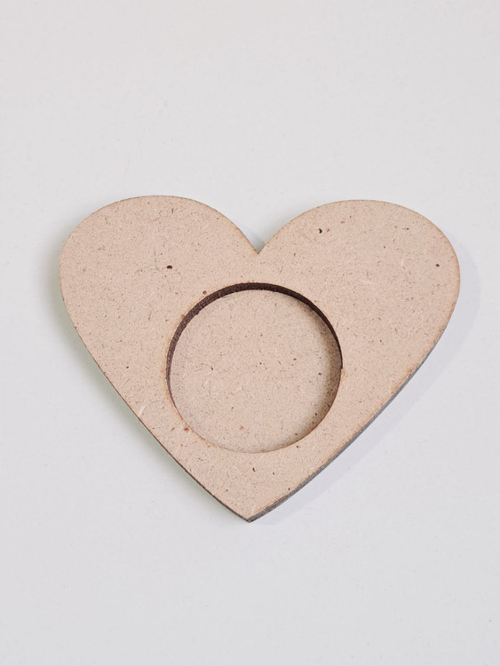 جاشمعی وارمر چوبی خام قلب (بیس چوبی) سایز ۸در۹