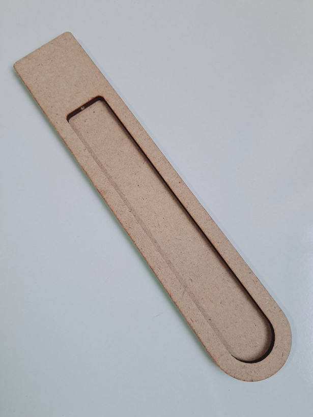 جاعودی چوبی خام بیضی (بیس چوبی)