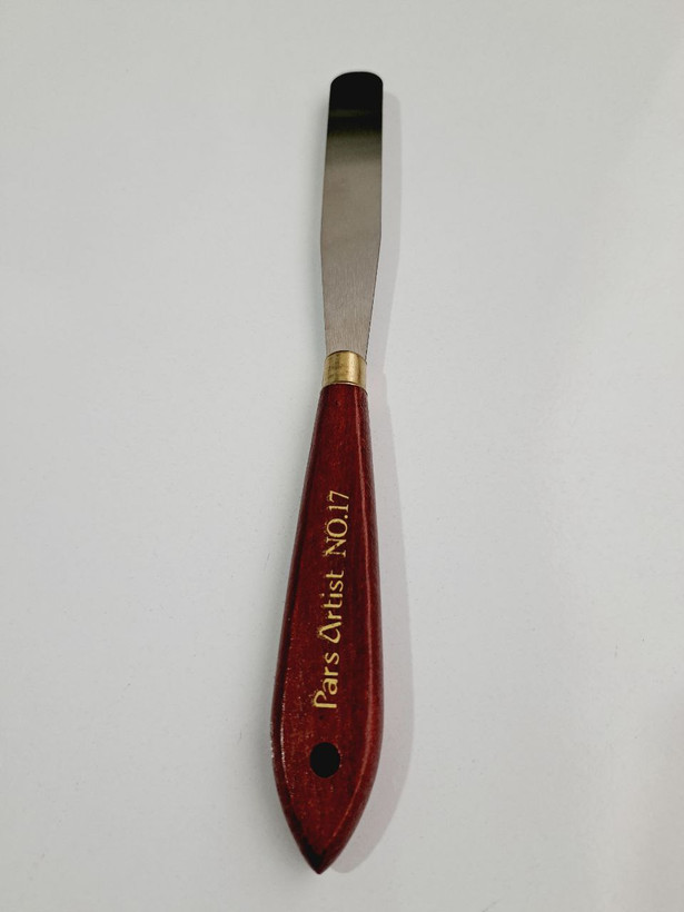 کاردک نقاشی حرفه ای پارس آرتیست فلزی دسته چوبی No 17(pars artist)