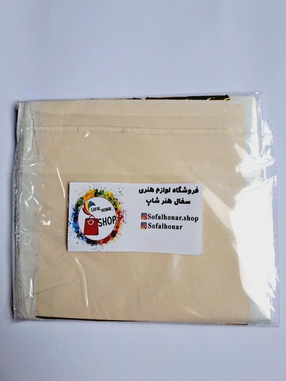 ورق طلا گرم بالا 100 برگی پوستی دار(کاغذ دار)