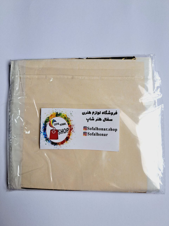 ورق طلا گرم بالا 100 برگی پوستی دار(کاغذ دار)