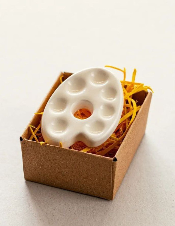 پالت انگشتری سرامیکی تخم مرغی(پالت انگشتی)