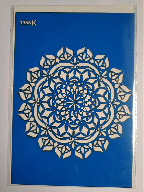 شابلون استنسیل هنری کد 1353سایز 20*14 (شابلون نقاشی)