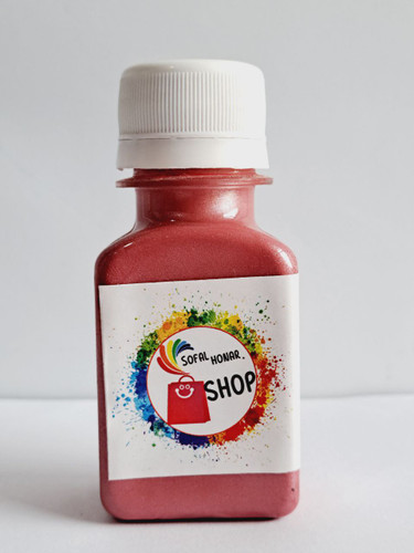 رنگ اکریلیک قرمز صدفی کارن مدل متالیک،شاین حجم 70میلی لیتر