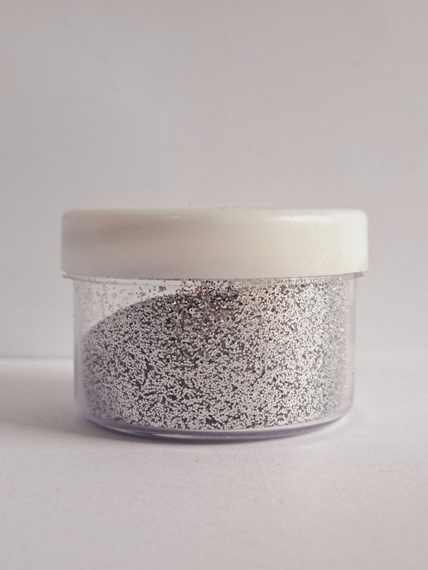 اکلیل نقره ای ساده ریز (اکلیل رزین اپوکسی)