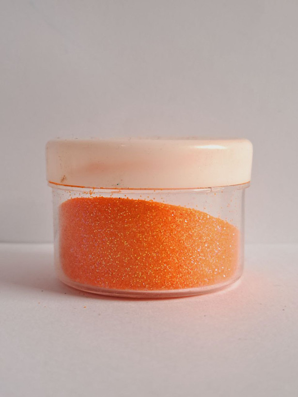 اکلیل نارنجی ریز ساده(اکلیل رزین اپوکسی)