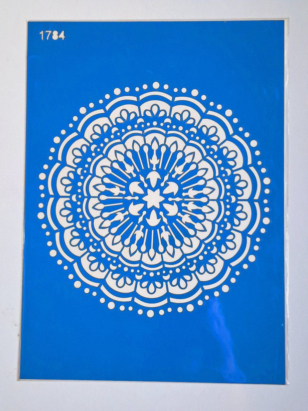 شابلون استنسیل کد 1784 سایز 36 در 26 (شابلون نقاشی دکوراتیو)