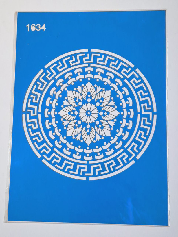 شابلون استنسیل کد 1634 سایز 36 در 26 (شابلون نقاشی دکوراتیو)