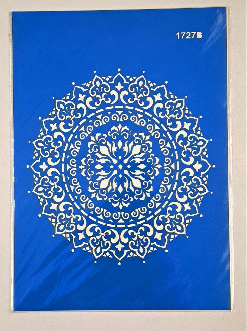 شابلون استنسیل کد 1727طرح اسلیمی سایز  36 در 26 (شابلون نقاشی دکوراتیو)