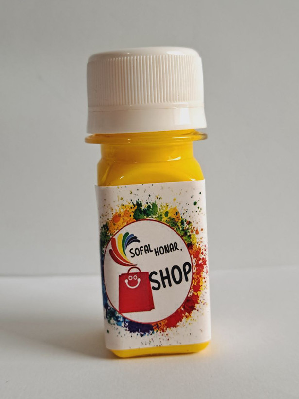 رنگ اکریلیک زرد اَلوان 40 میلی لیتر