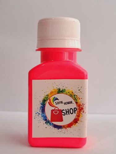 رنگ اکریلیک فلورسنت صورتی رپین بلک لایت حجم 70میلی لیتر (آکرولیک شب نما)