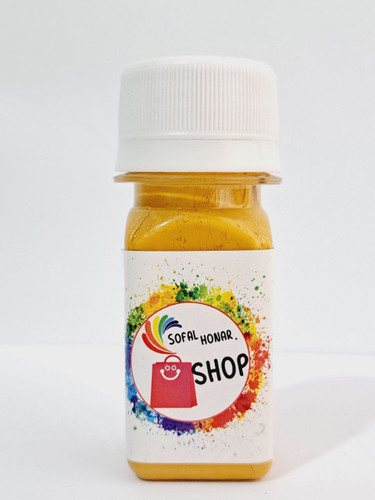 رنگ اکریلیک اُکر(خردلی،گل ماشی) الوان ALVAN حجم 40میلی لیتر