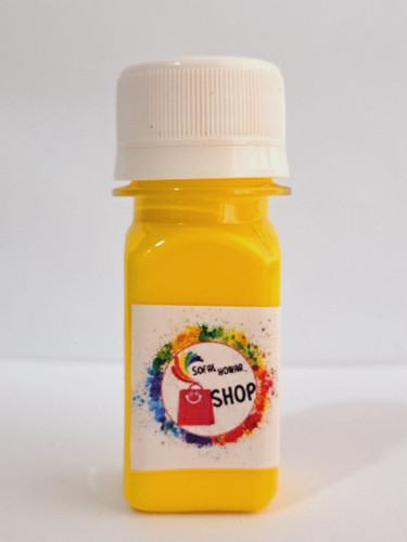 رنگ اکریلیک زرد الوان ALVAN حجم 40میلی لیتر