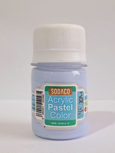 رنگ اکریلیک هنری آبی پودر پاستلی سوداکو حجم 30میلی لیتر