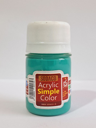 رنگ اکریلیک هنری ویردین ساده سوداکو حجم 30میلی لیتر