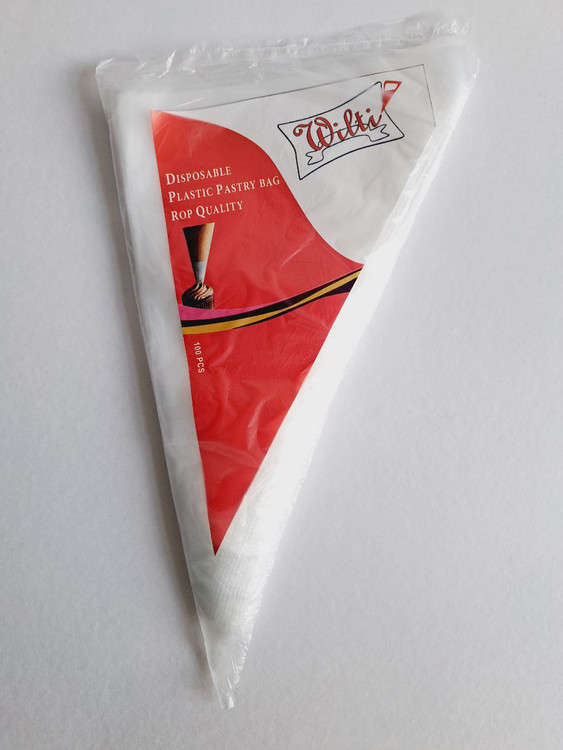 قیف تکسچر یکبار مصرف مدل ویلتی بسته 100 عددی(قیف خامه زن) wilti