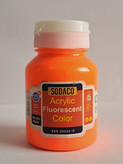 رنگ اکریلیک فلورسنت نارنجی سوداکو 125میل SODACO