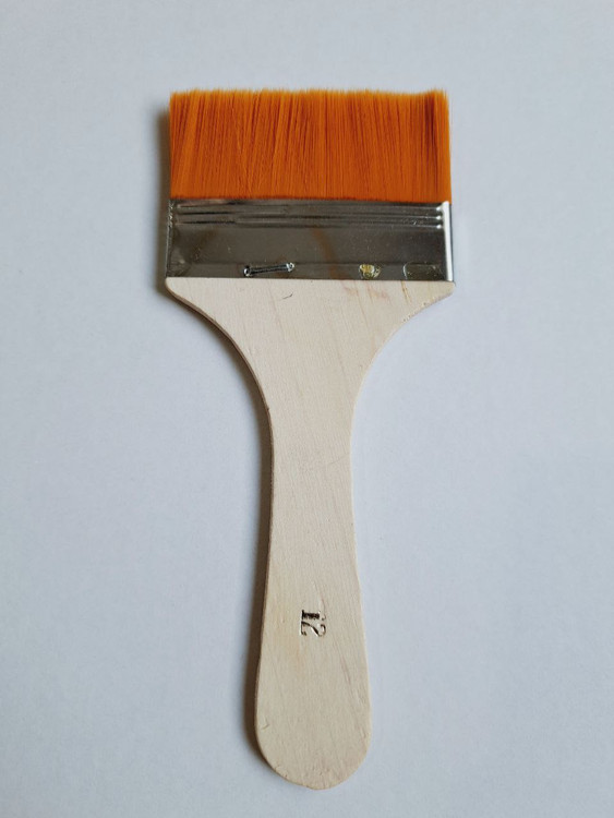 قلمو زمینه سرتخت اقتصادی سایز 12 موی نرم و لطیف(مناسب زمینه و وارنیش زدن)