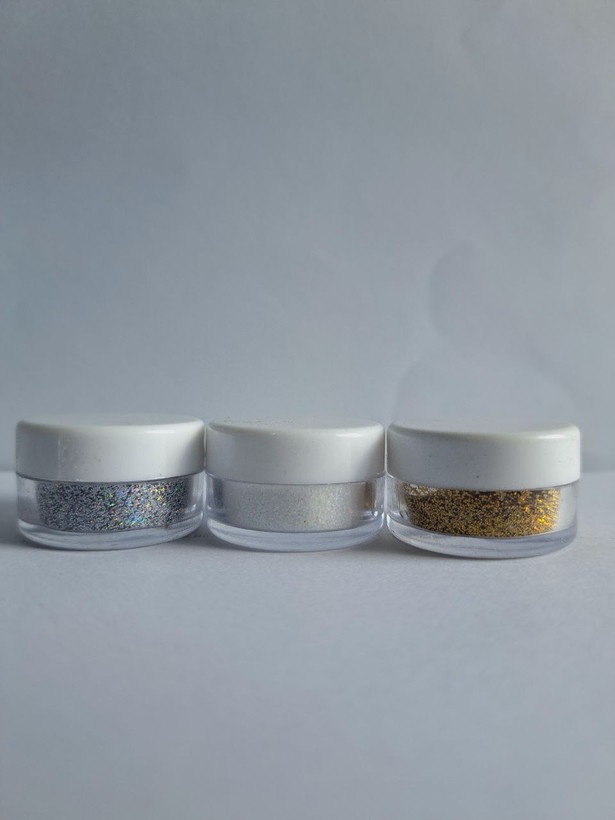 اکلیل نقره ای،سفید،طلایی هولوگرامی پک ۳عددی(اکلیل هفت رنگ)