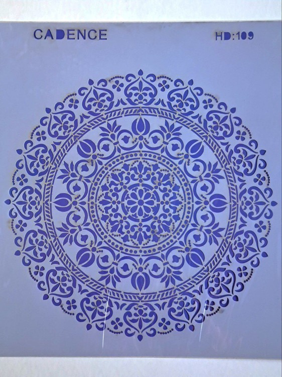 شابلون ماندالا سایز 50 در 45 سانتیمتر کد 109