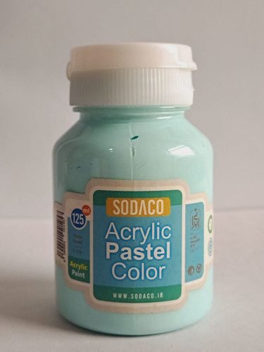 رنگ اکریلیک ویردین روشن پاستلی سوداکو simple حجم ۱۲۵میل