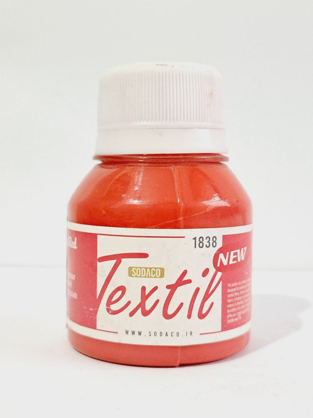 رنگ پارچه قرمز ساده سوداکو 55 میل