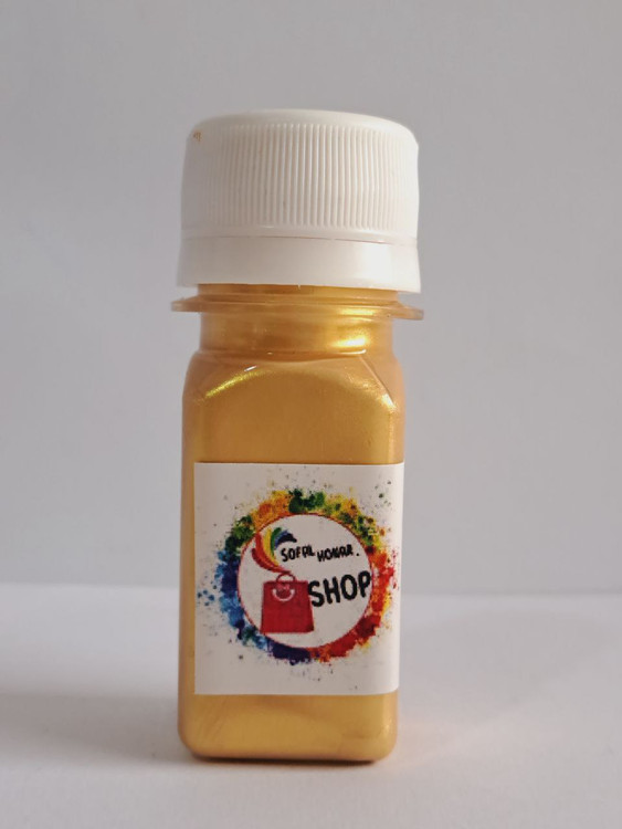 رنگ اکریلیک طلایی سوپرلایت صدفی کارن(متالیک) 40میل