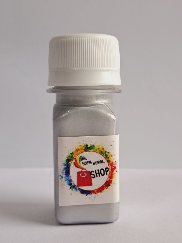 رنگ اکریلیک نقره ای صدفی کارن(متالیک) 40میل